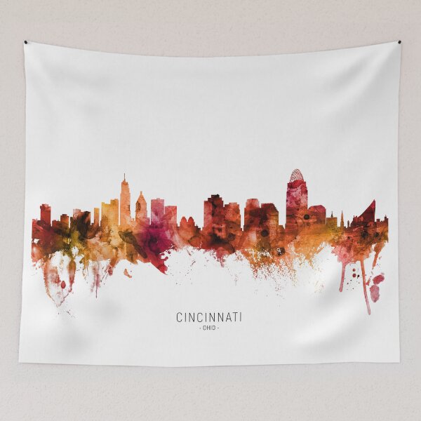 Item preview, Cincinnati Ohio Skyline designed and sold by ArtPrints.
