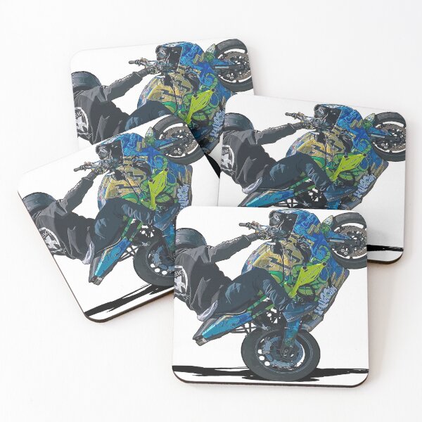Item preview, biker motorcycle wheelie designed and sold by DigitalCrown.