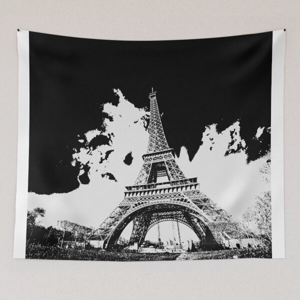 Item preview, Eiffel Tower Graphic Black n Free Color designed and sold by NawbuSmart.
