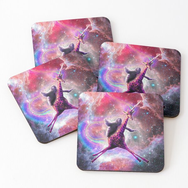Item preview, Space Sloth Riding Giraffe Unicorn designed and sold by SkylerJHill.