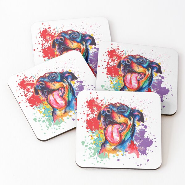 Item preview, Funny dog colorful designed and sold by TopDesignArt.