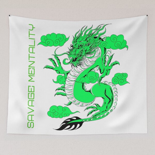 Item preview, Savage Mentality, Dragon, Hustle, Hustle Life designed and sold by HustleLife.