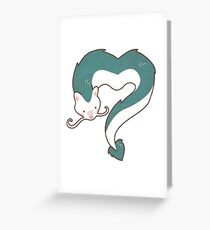 Spirited Away - Haku Dragon Greeting Card