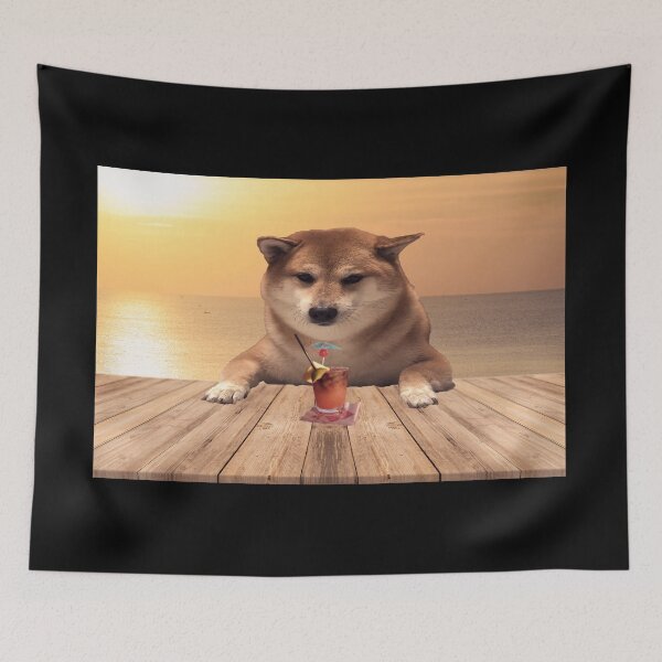 Item preview, Cheems on the vacation designed and sold by nikolaj1301.