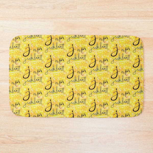 Item preview, J is for Jubilant: alphabet doodle design  designed and sold by Hannah's  Doodles.