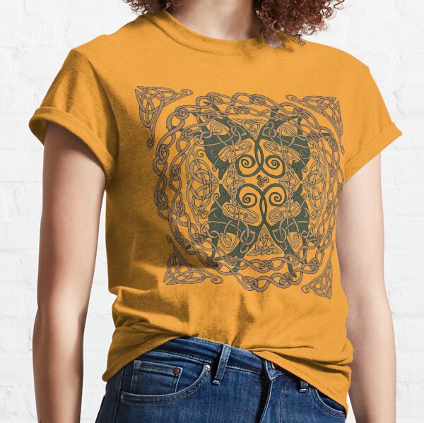 Celtic Greyhounds - Natural Green Classic T-Shirt