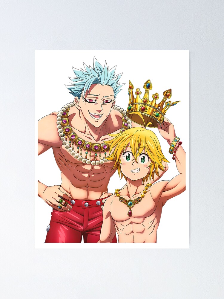 Meliodas Und Ban The Seven Deadly Sins Poster Von Nike92 Redbubble