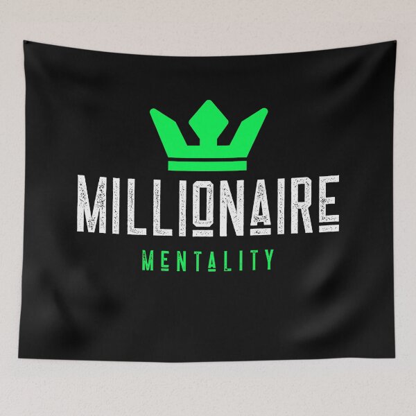 Item preview, Millionaire Mentality, Green Crown, Hustle, Hustle Life designed and sold by HustleLife.