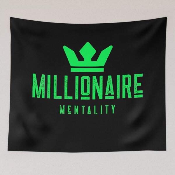 Item preview, Millionaire Mentality, Green, Hustle, Hustle Life designed and sold by HustleLife.
