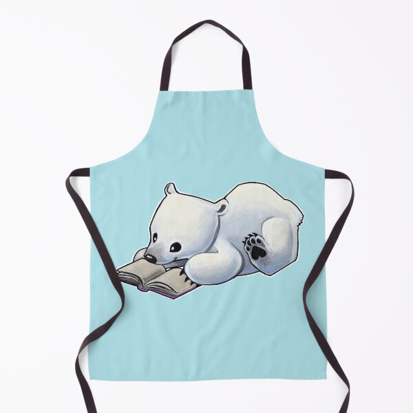 Item preview, Reading polar bear  designed and sold by ArtOfBianca.
