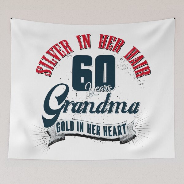 Item preview, Grandma, 60th birthday, 60 years, gift designed and sold by JIGGO.