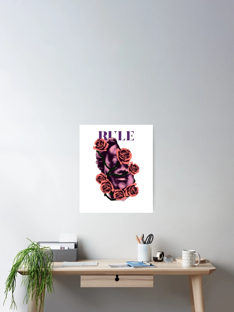 Thumbnail 2 of 3, Poster, Rose Ruler designed and sold by RULR.