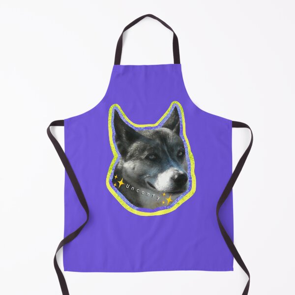 Item preview, This makes me *uncomfy* custom dog emoji / sticker designed and sold by Marcus Barcus.