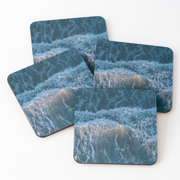 Item preview, Top View Ocean Waves During The Sunset designed and sold by Mahdi Hammoud.