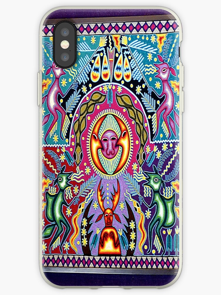 Vinilos y fundas para iPhone «Arte Huichol» de Frank Garciarubio
