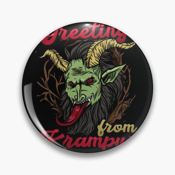 Item preview, Greetings from Krampus - Ugly Christmas Demon Gift designed and sold by biNutz.