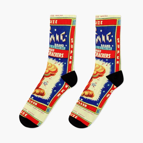Item preview, SUPER ATOMIC FLASHLIGHT CRACKERS FIREWORKS designed and sold by ThrowbackAds.