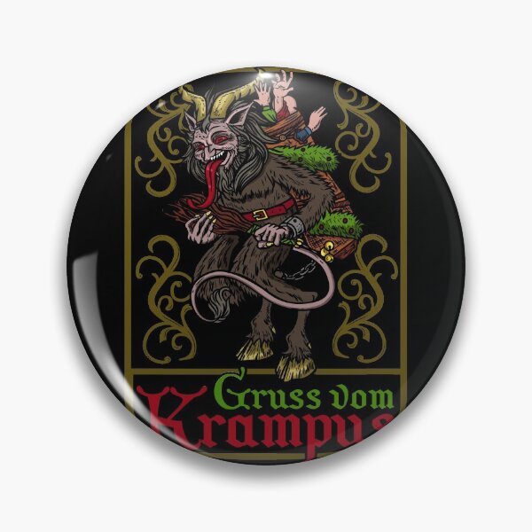 Item preview, Gruss vom Krampus - Ugly Christmas Devil Gift designed and sold by biNutz.