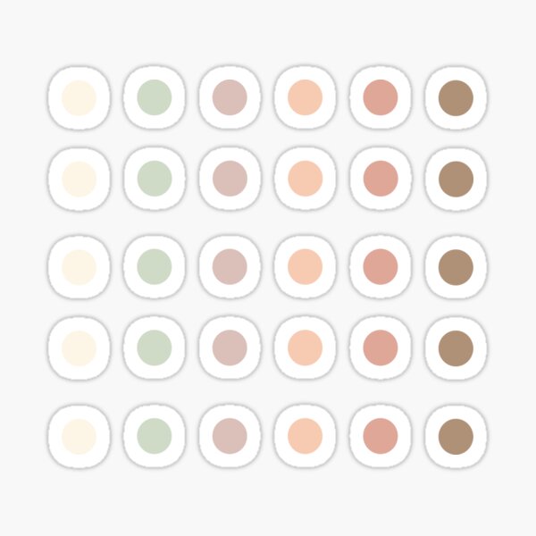 Pastel Aesthetic Palette 4 << Bullet Journal Essentials >> Sticker