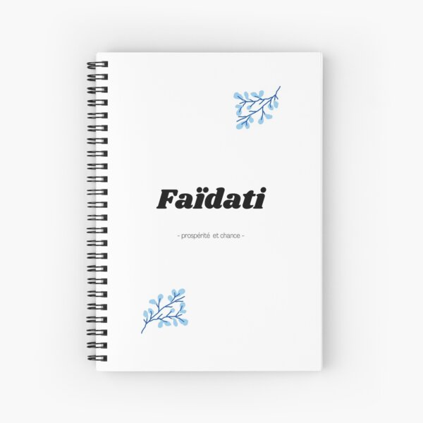 Faïdati Cahier à spirale