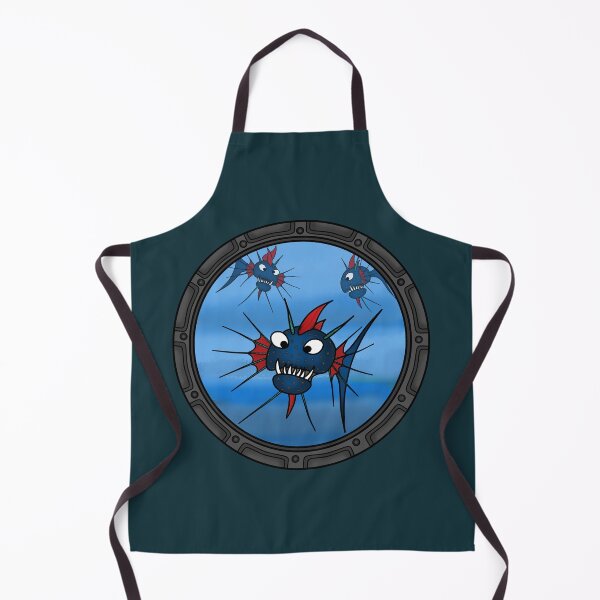 Item preview, Spiky fish porthole designed and sold by SnailAndCo.