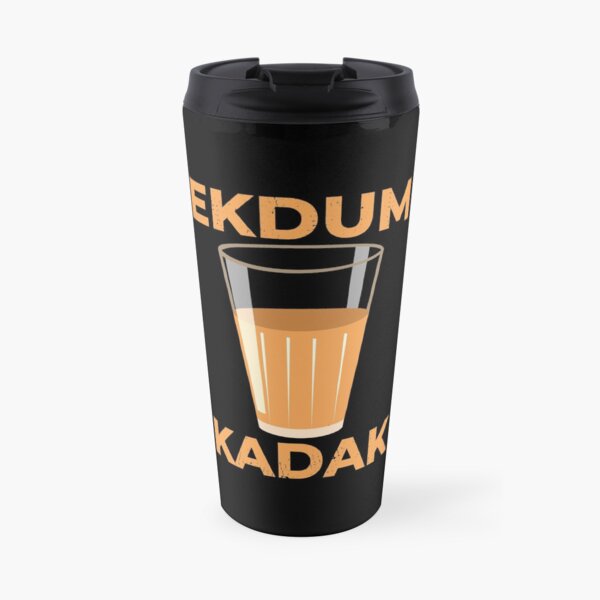 Funny Chai Hindi Quote Travel Mug