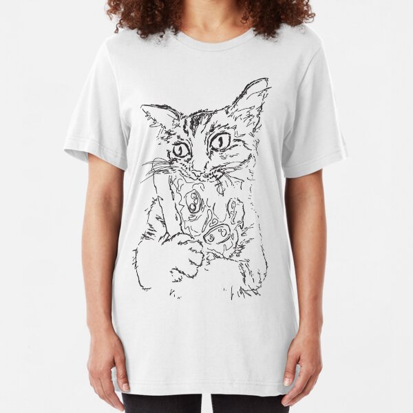 Pizzacat I Slim Fit T-Shirt