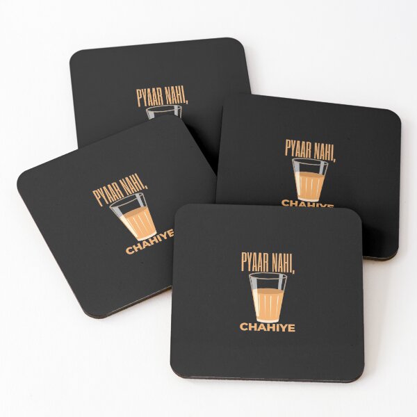 Item preview, Funny Chai Hindi Quote designed and sold by artworkbyrihen.