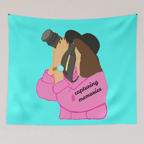 Item preview, girl with a camera  designed and sold by JaneVictoria.
