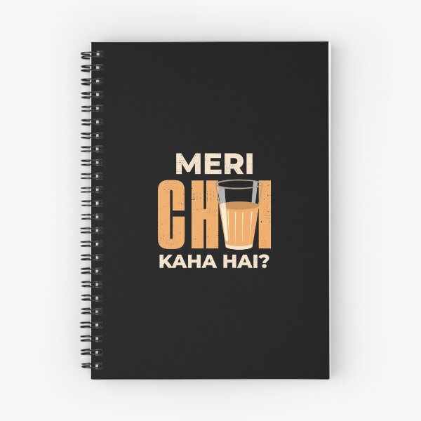 Item preview, Funny Chai Hindi Quote designed and sold by artworkbyrihen.