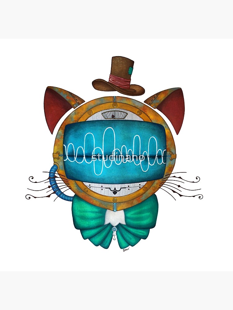 Shoupignon the robot-cat steampunk by studinano