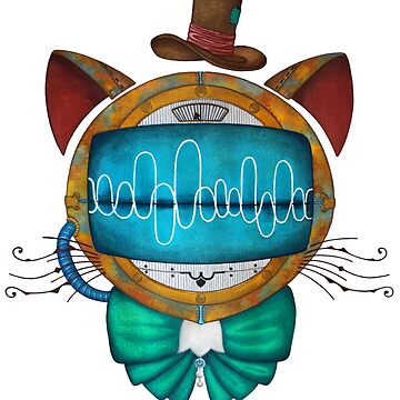 Artwork thumbnail, Shoupignon the robot-cat steampunk by studinano