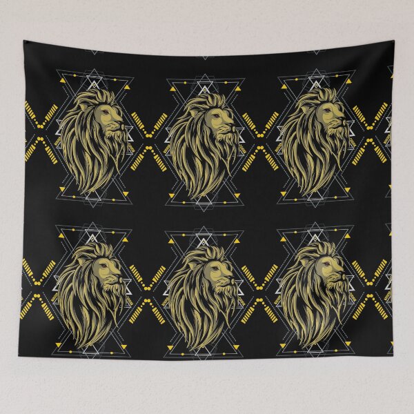 Item preview, Geometric Classic Lion designed and sold by VibrantGifts.