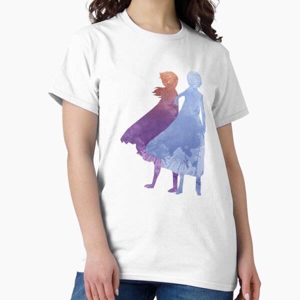 Vista previa del artículo con la obra «Sisters Inspired Silhouette», diseñado y vendido por ShadowsInspired.