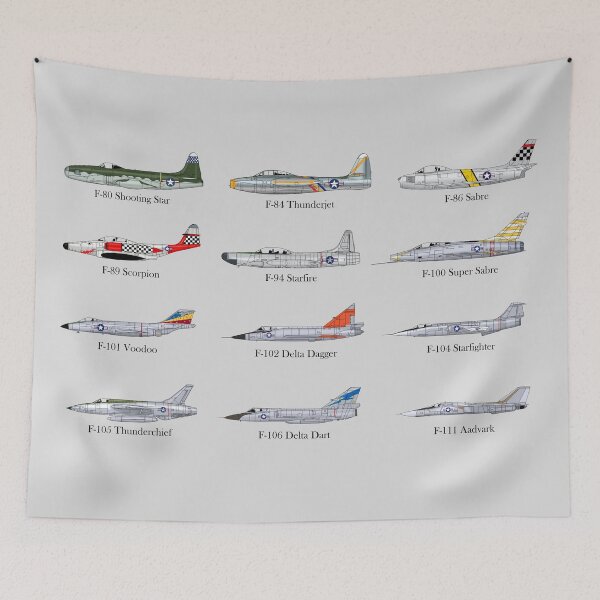 Item preview, USAF Classic Jet Fighters designed and sold by rogue-design.