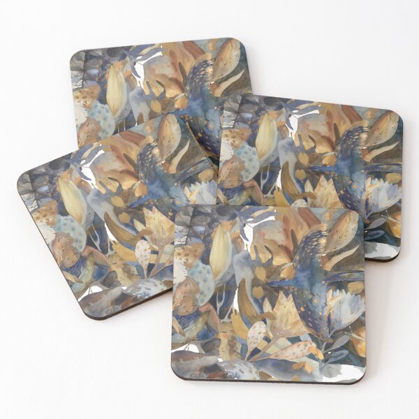 Item preview, blue bird watercolor pattern designed and sold by PointProkopenko.