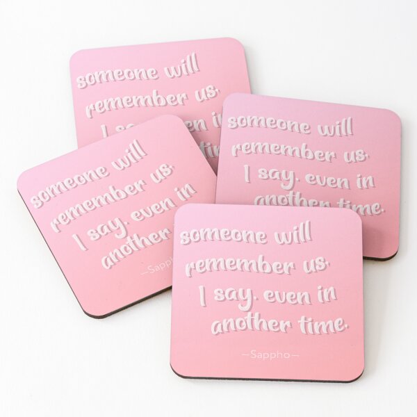 Item preview, Sappho Quote Print designed and sold by medusagf.