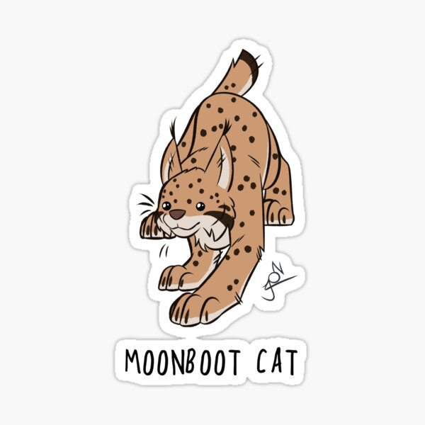 Chat Moonboot - Lynx Sticker