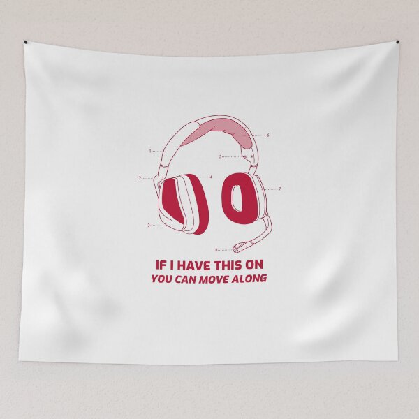 Item preview, Gamer headphones designed and sold by Beyond Words.