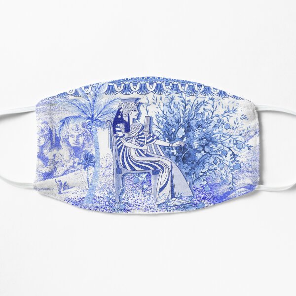 Egyptian Blue and White Nefertari (SPODE INSPIRED) Mask