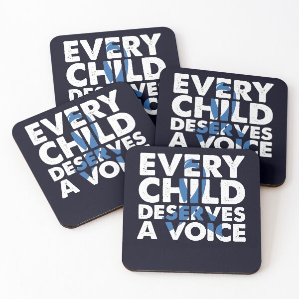 Item preview, Every Child Deserve a Voice Blue ribbon designed and sold by mmos.