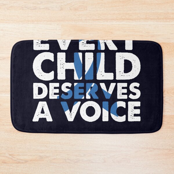 Item preview, Every Child Deserve a Voice Blue ribbon designed and sold by mmos.