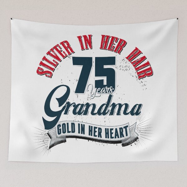 Item preview, Grandma, 75th birthday, 75 years, present designed and sold by JIGGO.