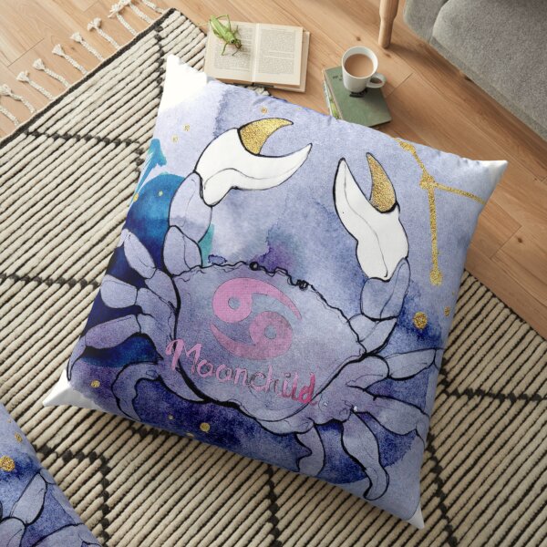 Cancer Zodiac Floor Pillow