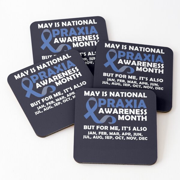 Item preview, Apraxia Awareness month Blue ribbon designed and sold by mmos.