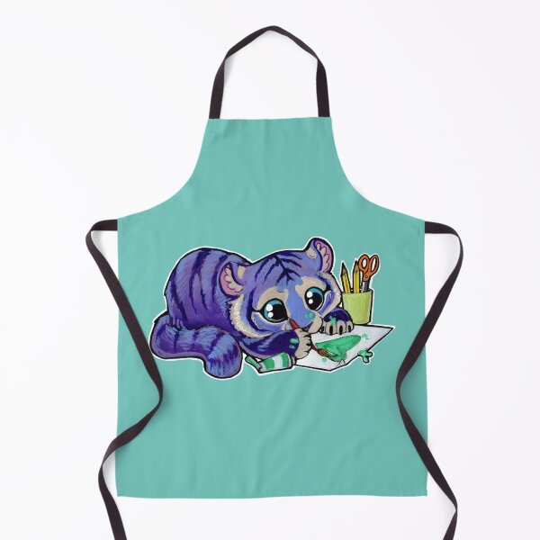 Item preview, Purple painting tiger designed and sold by ArtOfBianca.