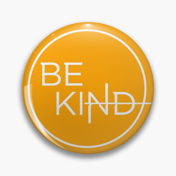 Item preview, Be Kind in Simple White Circle on Gold designed and sold by KingPagla.