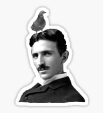 Tesla & Pigeon Sticker