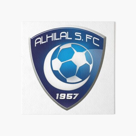 Al Hilal Logo Art Board Print By Thegreatertimes Redbubble