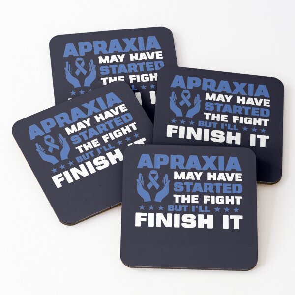 Item preview, Apraxia may have started the fight I'll finish it Blue ribbon designed and sold by mmos.